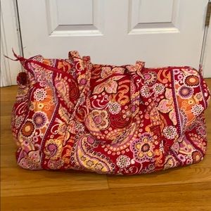 Vera Bradley Large Duffle - Raspberry Fizz